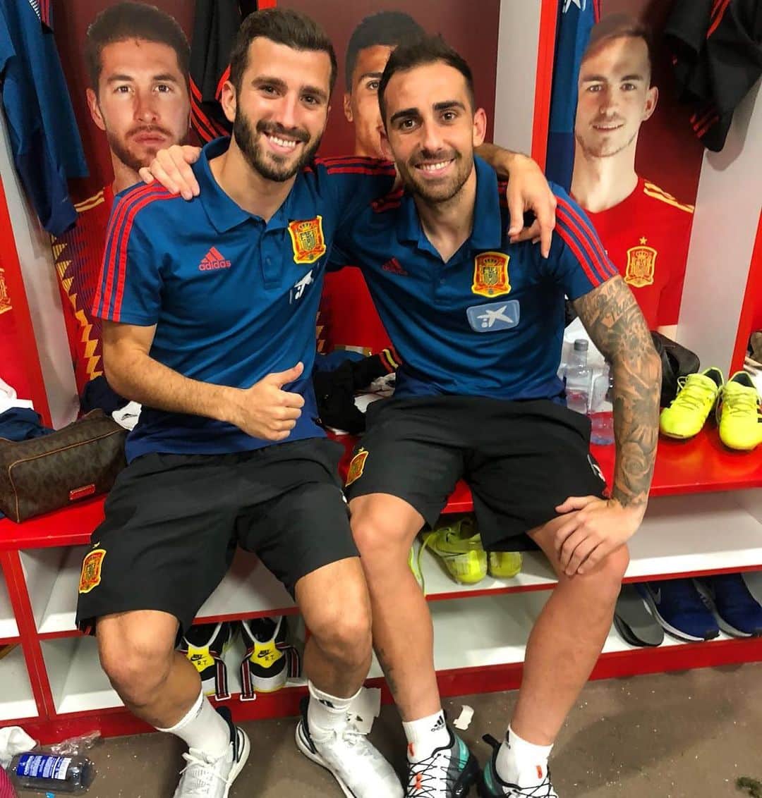 ホセ・ルイス・ガヤのインスタグラム：「3 puntos más!!! 🇪🇸🇪🇸🇪🇸@paco93alcacer 🔝⚽️」