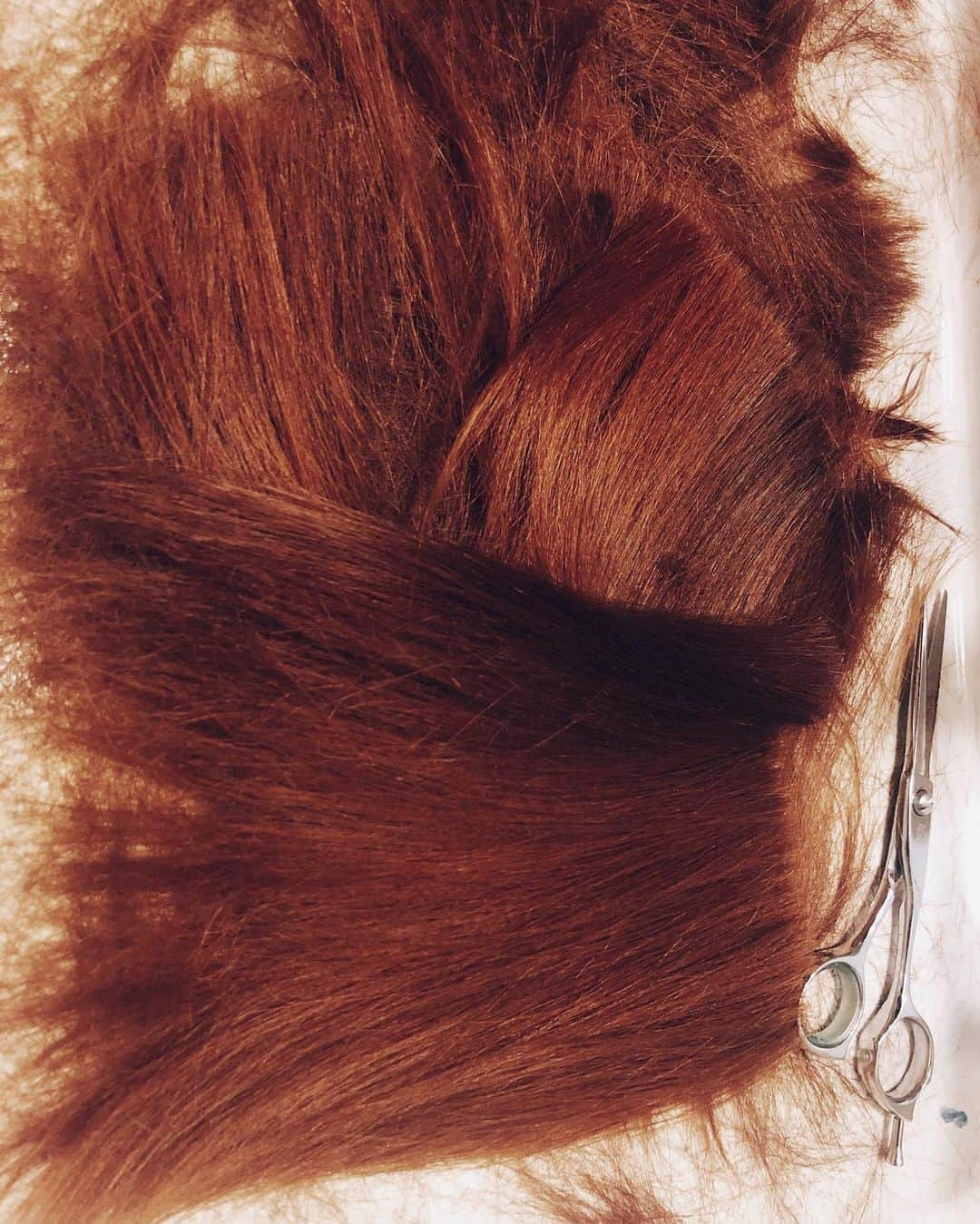 Kristin Essさんのインスタグラム写真 - (Kristin EssInstagram)「Oh snap. Forgot to tell you guys. I chopped all my hair off a couple nights ago. Unclear about what came over me. Got my scissors sharpened and the next thing I know it was midnight and my bathroom sink was full of hair 🤞🏼✂️👩🏼‍🦰 Welcome to the lob life I guess 😂🤷‍♀️」9月9日 7時32分 - kristin_ess