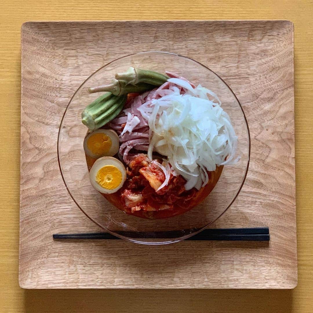 武井義明さんのインスタグラム写真 - (武井義明Instagram)「今日も冷麺。」9月9日 7時47分 - bebechef