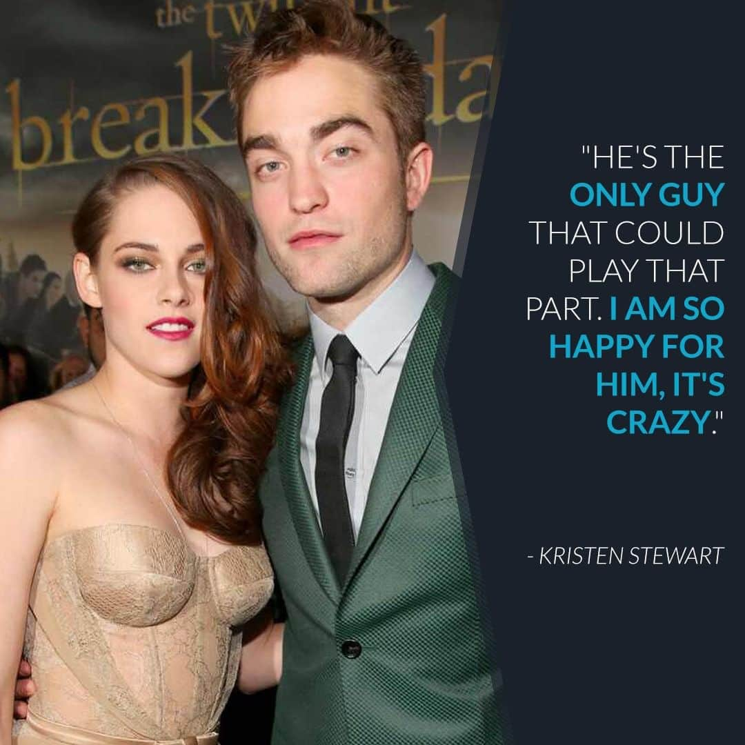 E! Onlineさんのインスタグラム写真 - (E! OnlineInstagram)「Sink your teeth into this: Kristen Stewart can't stop gushing over Robert Pattinson as #Batman. Link in bio for everything she had to say. (📷: Getty Images)」9月9日 8時31分 - enews