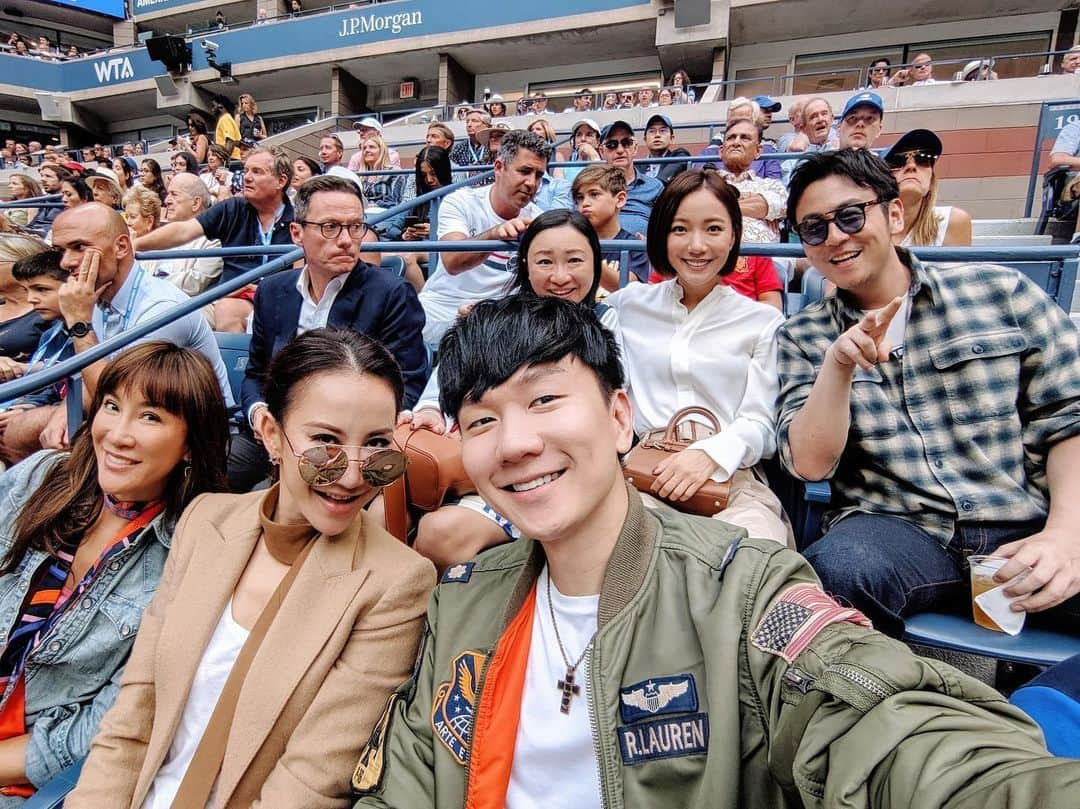 林俊傑さんのインスタグラム写真 - (林俊傑Instagram)「We at the US Open! 我們一起去看美國網球公開賽！  #usopen2019 #tennis」9月9日 11時23分 - jjlin