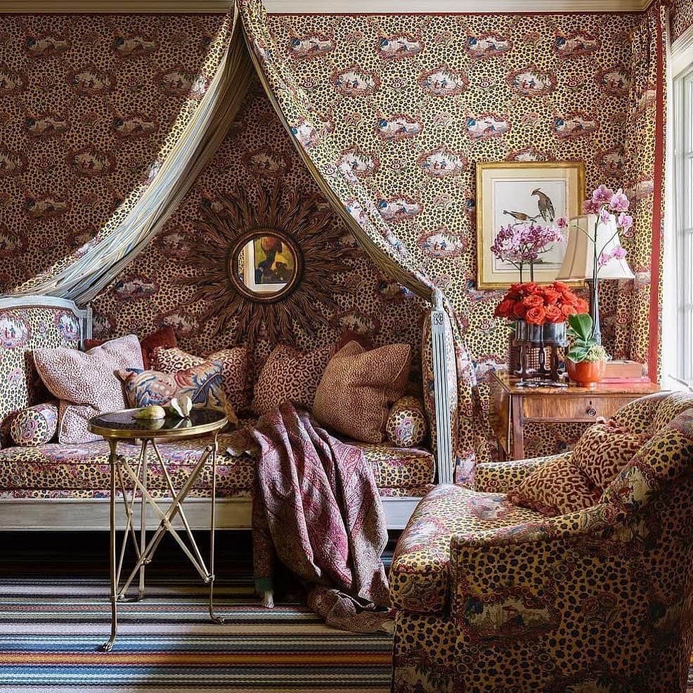 Sretsisさんのインスタグラム写真 - (SretsisInstagram)「Another interior design inspiration for #SretsisFW19 with Chinese Leopard Toile from Brunschwig & Fils. Discover and shop #FW19BourgeoisRemix collection via link in bio.」9月9日 19時40分 - sretsisofficial