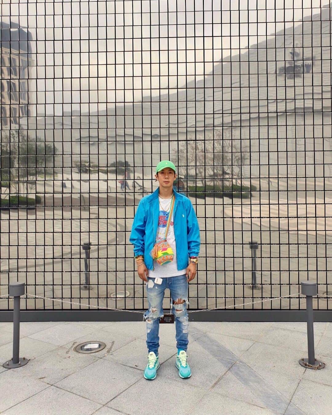 ダリ のインスタグラム：「🐎🦋💚💙🌎」