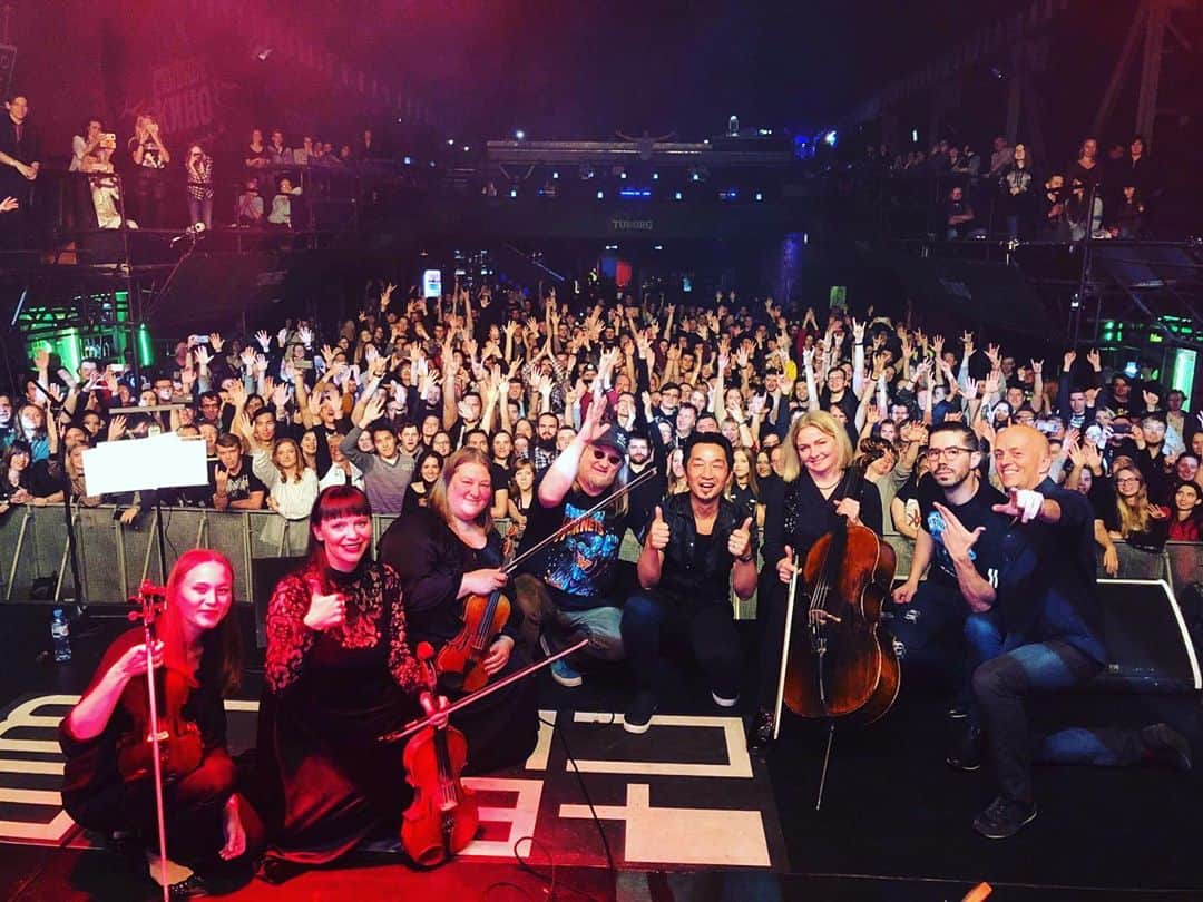 Akira Yamaokaのインスタグラム：「Thank you! Loves you!!! Yekaterinburg! See you next time!」