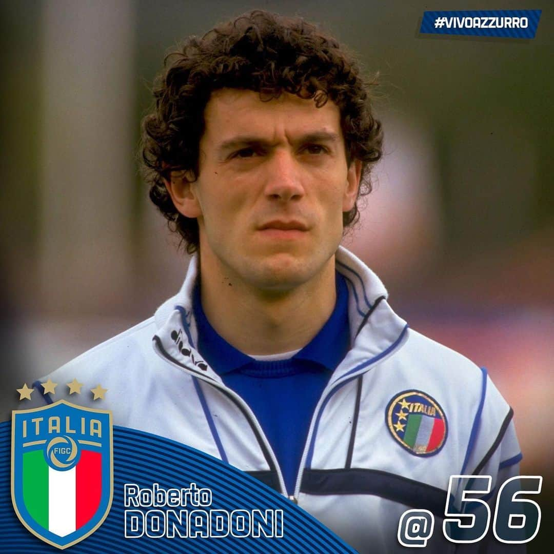 サッカーイタリア代表さんのインスタグラム写真 - (サッカーイタリア代表Instagram)「🎂 Buon come a Roberto #Donadoni per i suoi 5️⃣6️⃣ anni❗️ 🇮🇹 63 presenze in #Nazionale ⚽️ 5 #gol 🥈 #Mondiali 1994 🗓 #CisanoBergamasco, #9settembre 1963  #Azzurri #EroiAzzurri #vivoazzurro」9月9日 14時38分 - azzurri