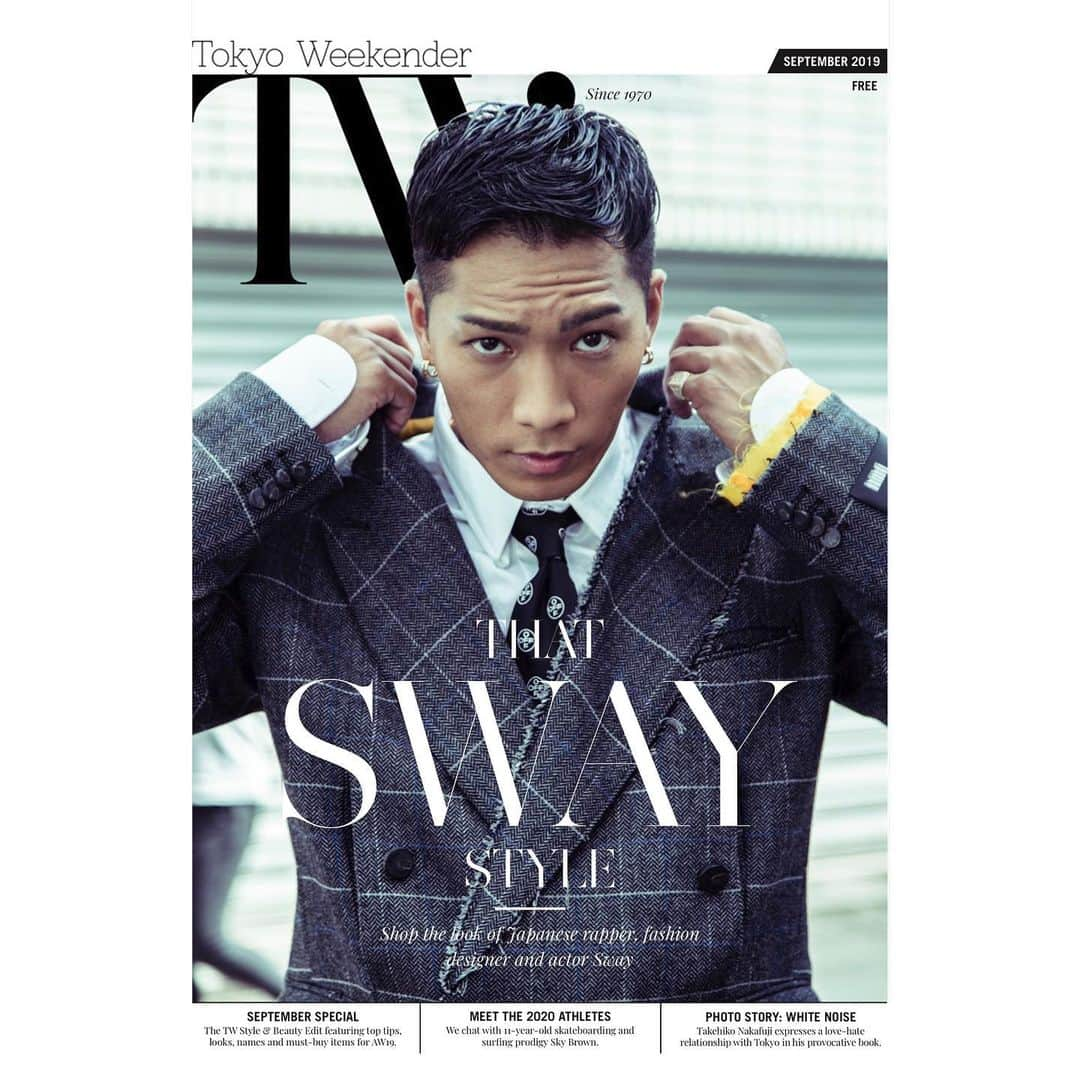 野替愁平さんのインスタグラム写真 - (野替愁平Instagram)「@sway_ldh photographed by @allanabani on the cover of the @tokyoweekender September issue. It's out today. Get your copy in Tokyo !. . 9月号がリリースされました✨是非一冊手にとってみてください😌. . Stylist: @soichiro.kobayashi  Grooming: @toshiyasu.oki  Photo assistant: @tatsuro5742  #SWAY #SWAYLDH #DOBERMANINFINITY #HONESTBOYZ #劇団EXILE」9月9日 15時39分 - sway_ldh