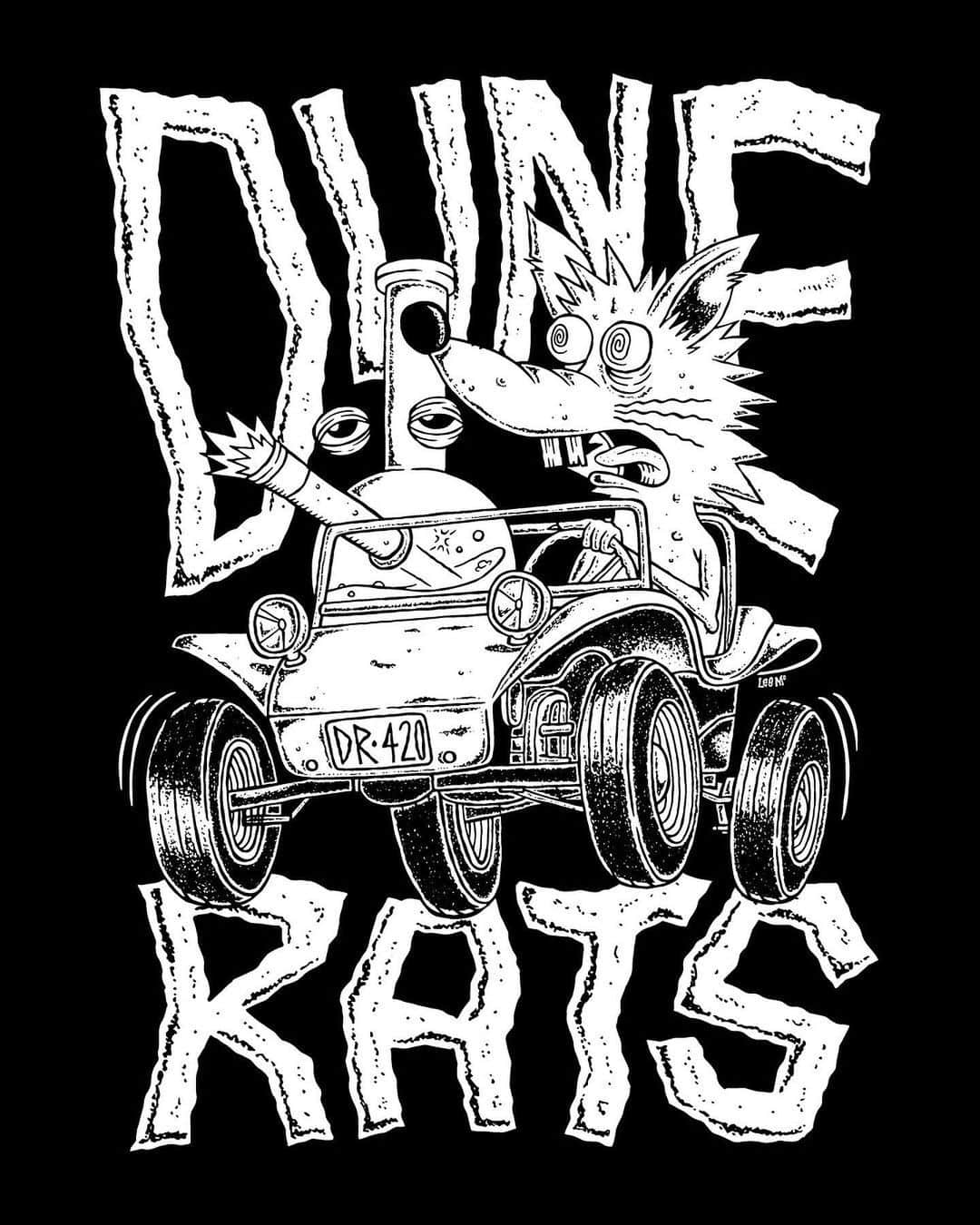 Dune Ratsさんのインスタグラム写真 - (Dune RatsInstagram)「SICK NEW MERCH BY OUR BRO @leemcconnell OUT NOW!!!」9月9日 17時05分 - dunerats