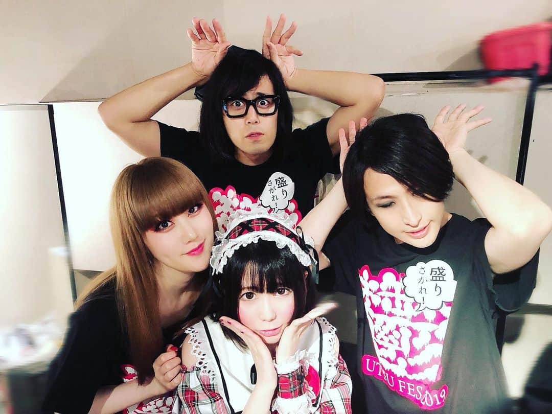 松永天馬さんのインスタグラム写真 - (松永天馬Instagram)「アーバンギャルドpresents鬱フェス2019終了しました。 嵐が襲来するなか、各組例年以上に緊迫感ある盛り下がりを見せてくれました。  #アーバンギャルド/#大槻ケンヂ #オーケンギャルド/#R指定/#頭脳警察/#FINALSPANKHAPPY/#Maisonbookgirl/#眉村ちあき/#じゅじゅ/#絵恋ちゃん/#新しい学校のリーダーズ/#GOMESS/#なみちえ  #鬱フェス #鬱フェス2019 #OEAST」9月9日 20時36分 - urbangarde