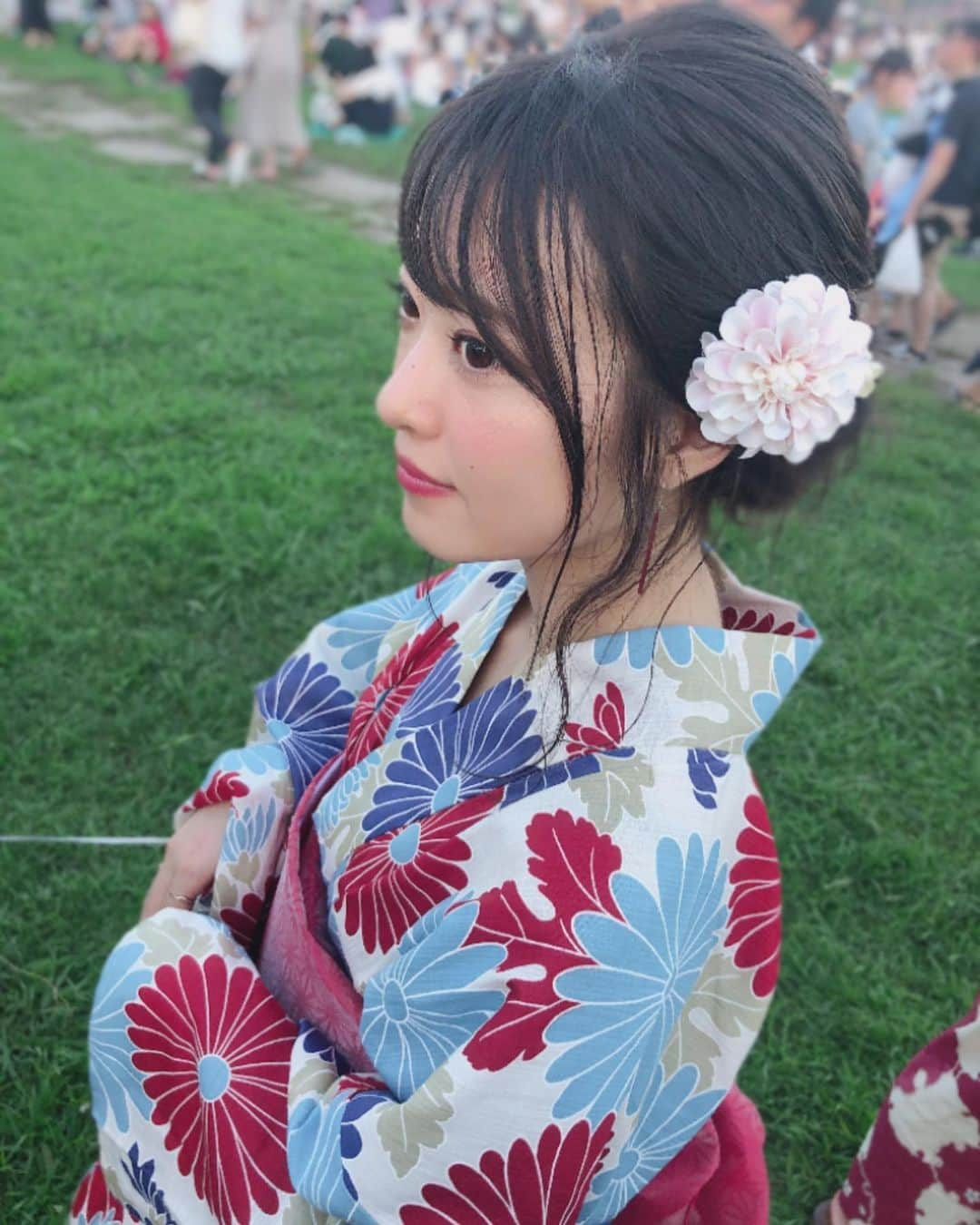 吉次玲奈さんのインスタグラム写真 - (吉次玲奈Instagram)「今まで夏に夏らしいこと全然しなくて気付いたら終わってたけれど、今年は満喫できたよ。ありがとう夏💮秋も満喫しよっと☺︎ #インドアが外に出た結果 #浴衣 #浴衣ヘアアレンジ #お祭り #夏 #お写んぽ #lebeccaboutique」9月9日 21時25分 - rena_yoshitsugu