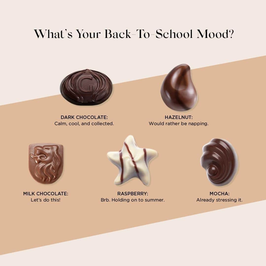 GODIVAさんのインスタグラム写真 - (GODIVAInstagram)「Back-to-school season got you in a mood? No worries. There’s a chocolate that can help.📚🍫」9月9日 23時28分 - godiva