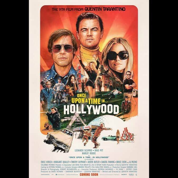 若林時英さんのインスタグラム写真 - (若林時英Instagram)「Once Upon a Time in Hollywood Quentin Tarantino  笑いが止まらなかった。 ちゃんとこの話がフィクションじゃないことを知っていて良かった。そうじゃないと100%楽しめないかも。  #ワンスアポンアタイムインハリウッド」9月9日 23時26分 - jiei_wakabayashi