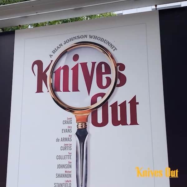 のインスタグラム：「@knivesout #tiff2019 🔪♥️」