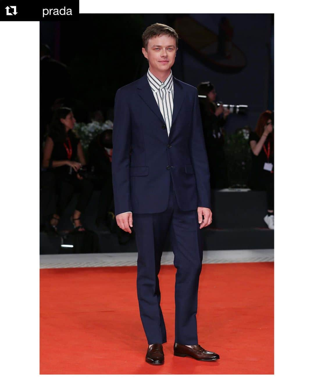 デイン・デハーンさんのインスタグラム写真 - (デイン・デハーンInstagram)「@Prada all the way down. ・・・ @danedehaan ⁣ wore #Prada at the 76th Venice Film. #PradaPeople #venicefilmfestival #venezia76 #biennalecinema2019」9月9日 23時57分 - danedehaan