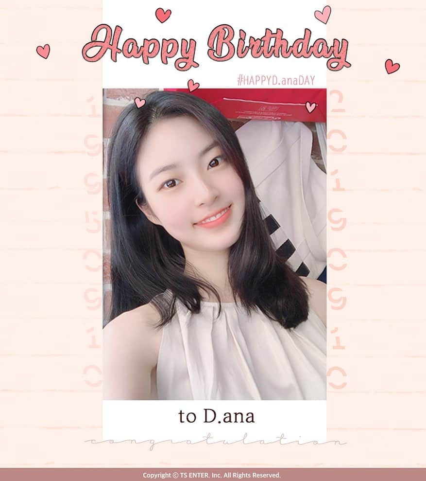 SONAMOOのインスタグラム：「‪20190910 HAPPY BIRTHDAY to 디애나(D.ana)‬ ‪#HAPPYDanaDAY #Dana #디애나 #조은애‬ ‪#SONAMOO #소나무‬」