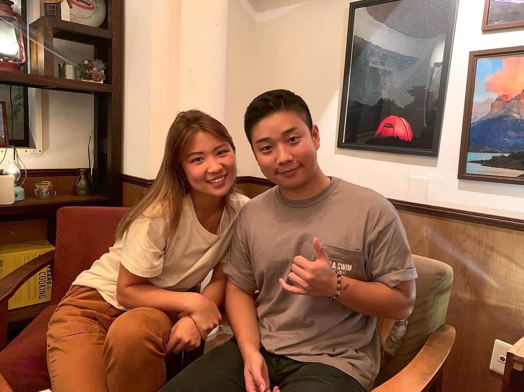 のインスタグラム：「It was great seeing you in Japan 🇯🇵 Wish you all the best Avian😊  エビアン、いつも相談に乗ってくれてありがとう。 ホントに自分が情けない...。 ： ： #テラスハウス #TerraceHouse」