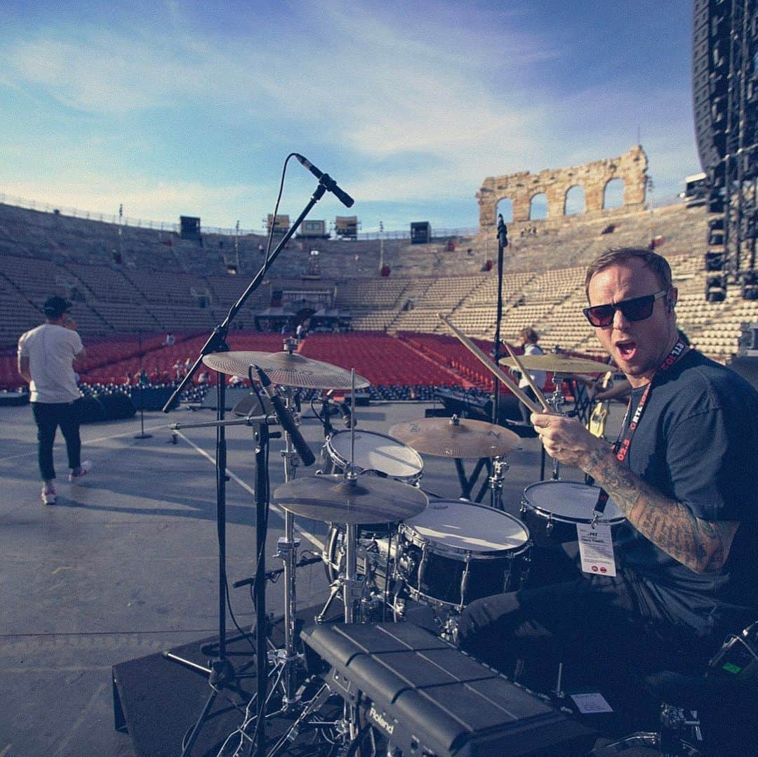 OneRepublicさんのインスタグラム写真 - (OneRepublicInstagram)「Soundchecking in Europe’s 2nd oldest outdoor venue. Built in the year 30..... 30!!」9月10日 0時54分 - onerepublic