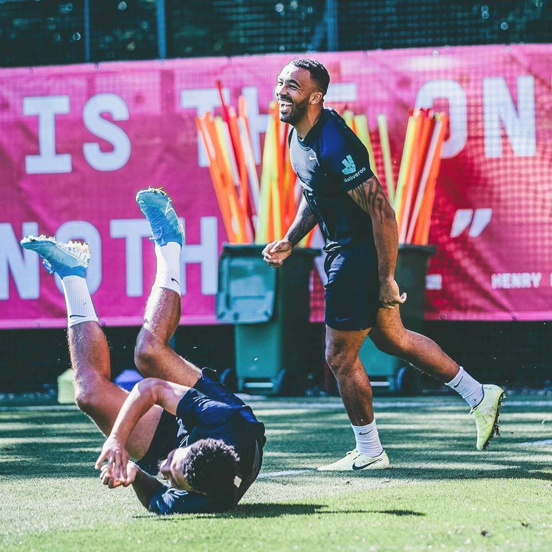 カラム・ウィルソンのインスタグラム：「Got fed up of @sanchooo10 talking too much 🤦🏽‍♂🤣」