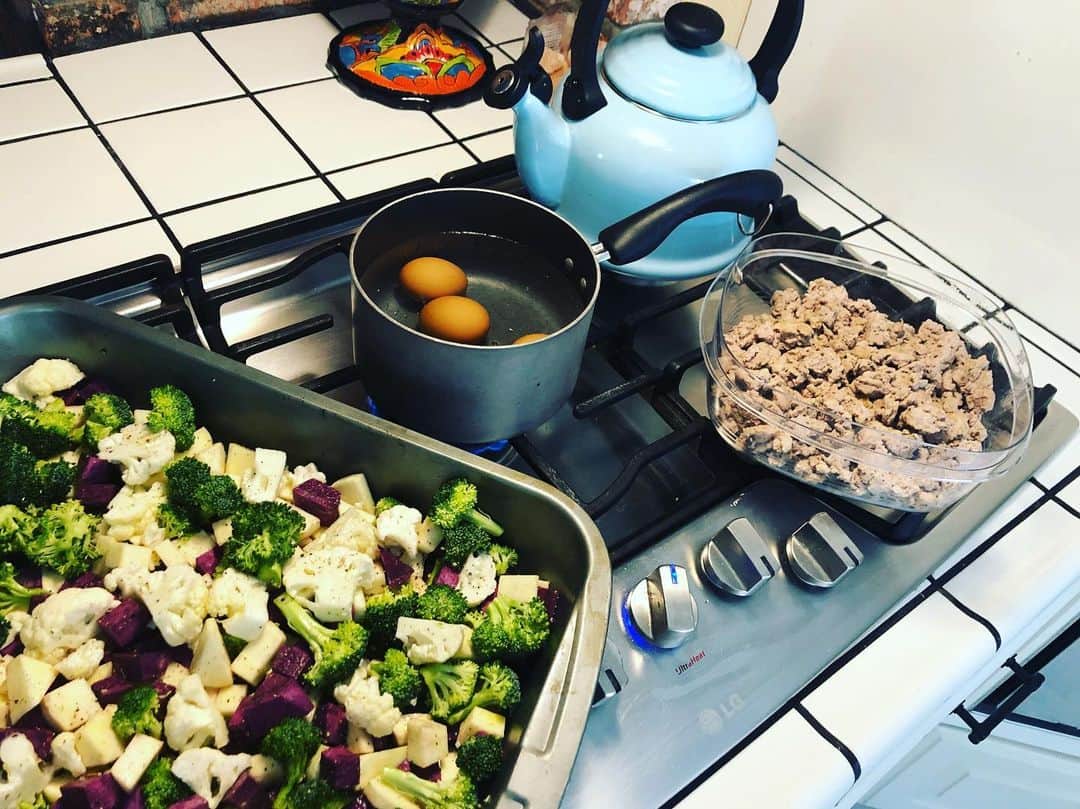 ジョディ・スウィーティンさんのインスタグラム写真 - (ジョディ・スウィーティンInstagram)「Food prep day!! It doesn’t look like a ton, but I’ve got ground turkey, shredded chicken, hard boiled eggs and a TON of veggies ready to go for healthy meals this week! Thanks @choosewellwithmel for all the easy ways to prep! #whohaveibecome #omgicookedveggies #healthyfoods #mealprepmonday」9月10日 6時14分 - jodiesweetin