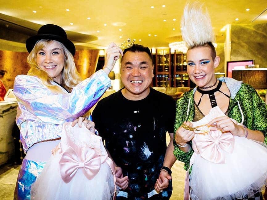 NERVOさんのインスタグラム写真 - (NERVOInstagram)「When your promoter buddies bring your babies presents 💞💞 Thank you Shu Shu Mike for the gorgeous Princess outfits for our little Princesses 👑👑 We are so lucky to tour the world with such great people ! 💫💫🥰🥰」9月10日 6時18分 - nervomusic
