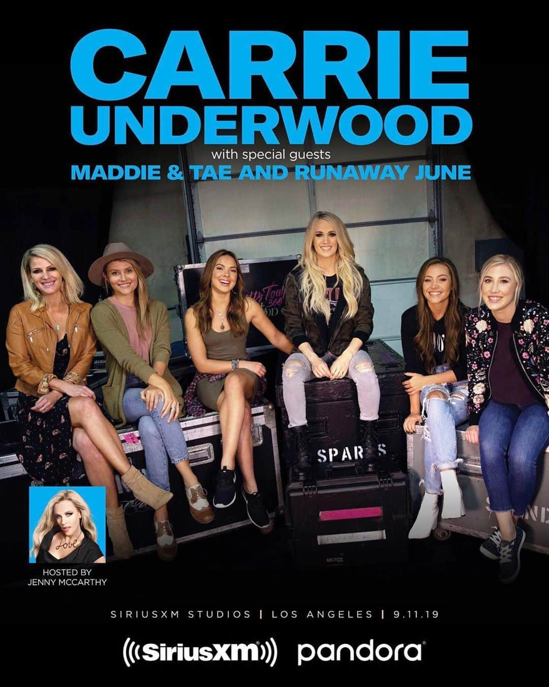 Maddie & Taeさんのインスタグラム写真 - (Maddie & TaeInstagram)「The #CryPrettyTour360 is back baby! Can't wait to celebrate with some of our favorite gals, @CarrieUnderwood and @runawayjuneofficial, on @sxmthehighway this Wednesday, September 11 at 1PM PT. Y'all tune in!  #Repost @carrieunderwood ・・・ The women of the #CryPrettyTour360 are making our way to @siriusxm for a Town Hall hosted by @jennymccarthy ! Listen to @sxmthehighway on Wednesday September 11th at 1p PT to join me, @maddieandtae, and @runawayjuneofficial for a lot of fun!」9月10日 6時26分 - maddieandtae