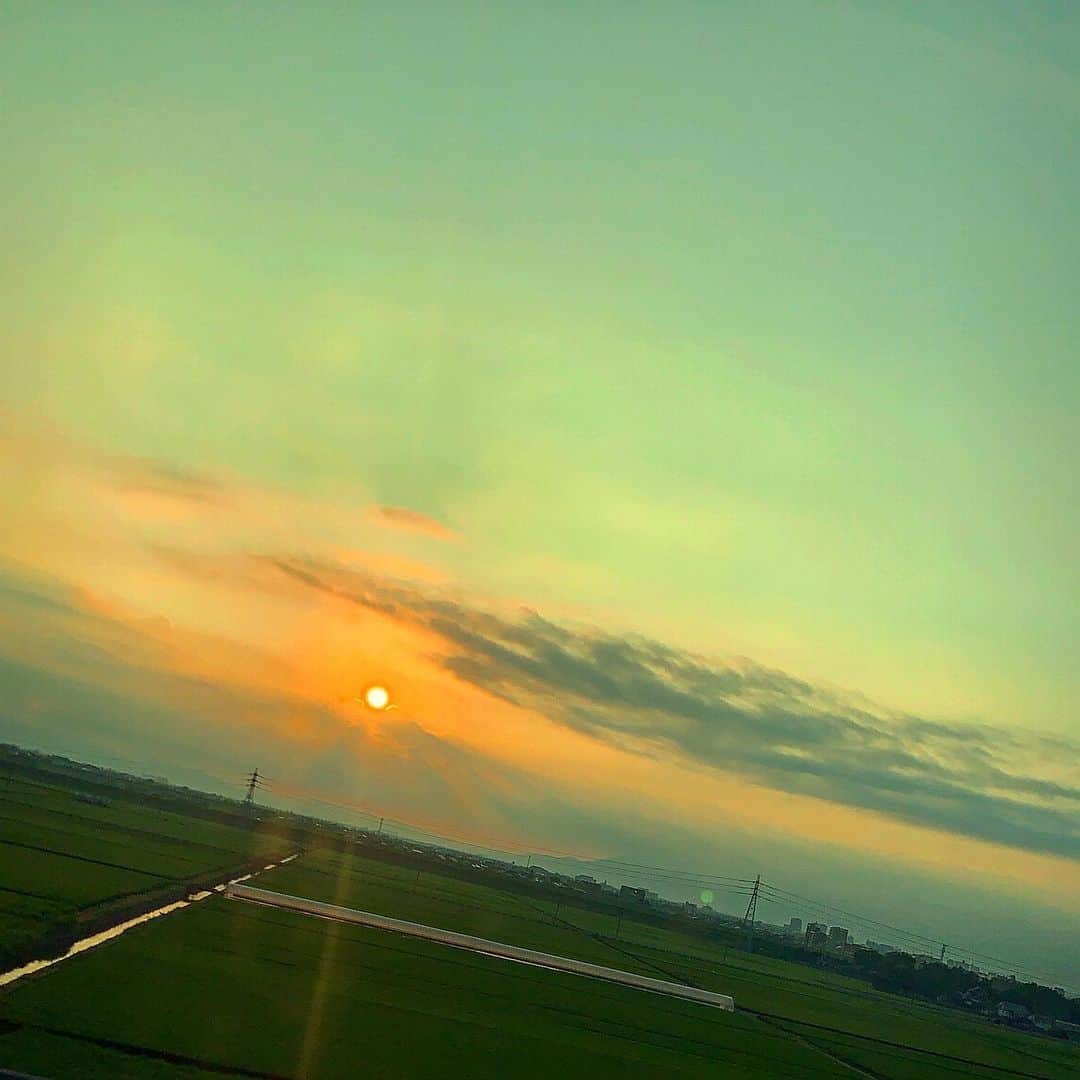 たなしんのインスタグラム：「2019.9.10.am6:15福岡→熊本」