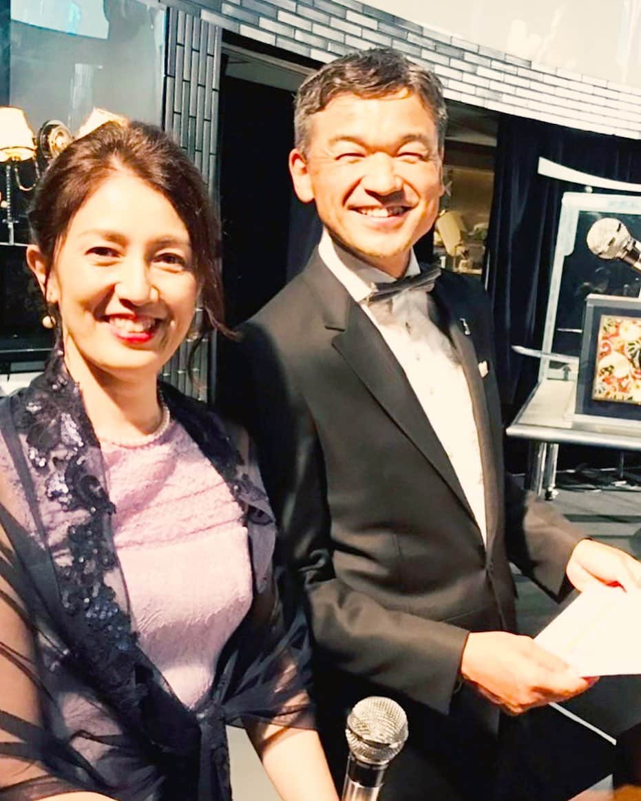 勝恵子さんのインスタグラム写真 - (勝恵子Instagram)「昨夜は、 テレビ朝日の松井さんと司会。 なんと、30年ぶりの共演でした！  #司会  #ドレスアップ」9月10日 9時32分 - keiko.katsu