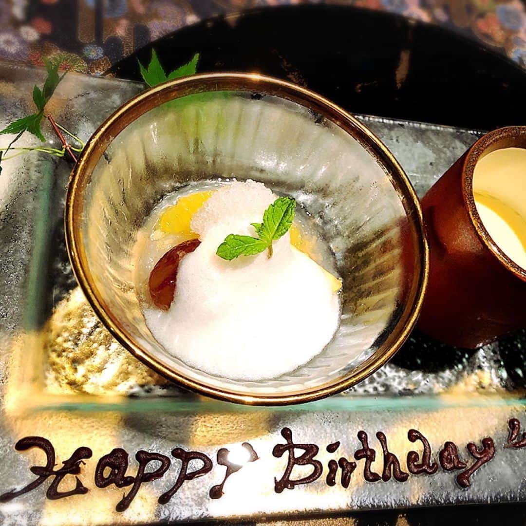 宮崎宣子さんのインスタグラム写真 - (宮崎宣子Instagram)「40歳のお祝い✨ ありがとうございます😊  #40歳のお祝い #お誕生日ごはん #嬉しいサプライズ #いつもありがとうございます」9月10日 9時26分 - miyazaki_nobuko