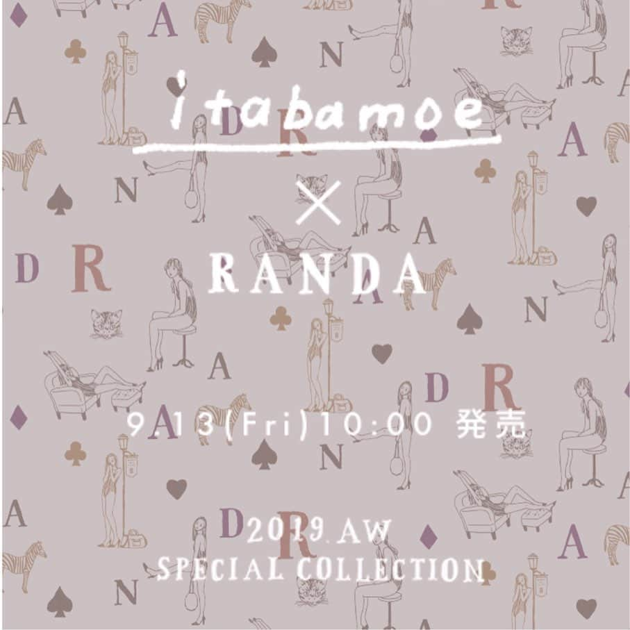 i.e.さんのインスタグラム写真 - (i.e.Instagram)「【RANDA×itabamoe】 まずは靴の方のお話から、、 シューズは秋冬らしいきちんと感の中に女っぽい抜け感を入れたかったので2wayのバブーシュ型にしました。 着るもののボリュームが変わりやすい秋冬に、コーデに合わせてそのまま履いたり、踵を履き潰したり自由に合わせて下さい♡  各シューズに合わせてプリントカラーを変えたり、場所を変えて靴の内側にプリントしたりしているのでどのカラーも違う表情になってます。 靴の中でのびのびしている女の子一人一人のストーリーを想像してもらえたら嬉しいです。 . . そしてブーツ。プリントに負けないように足袋型のデザインをセレクトさせて頂きました。履き口の後ろ側にさりげなく入ったスリットで後ろ姿まで抜かりなく。 同色系プリントでさりげないアクセントをつけました。黒やカーキも光の角度によってプリントが浮かび上がるようにしたのがこだわりです。 カラーによってプリントの種類が違うので要チェックです！ (そんな面倒くさい細かい要望にまで快く応えて貰えて頂きました、、😭) シューズのプリントと実はリンクしています。 さりげなくパンチのあるデザインは意外とシンプルコーデにもドレスアップしたコーデにも合うんじゃないかなと思ってます。 . . どちらも今週9月13日(金)発売です！ ストーリーに後日特設サイトを載せますのでデザインの仕様等是非見てみてください😊 . . .  #イラストレーター  #イラスト」9月10日 22時28分 - itabamoe