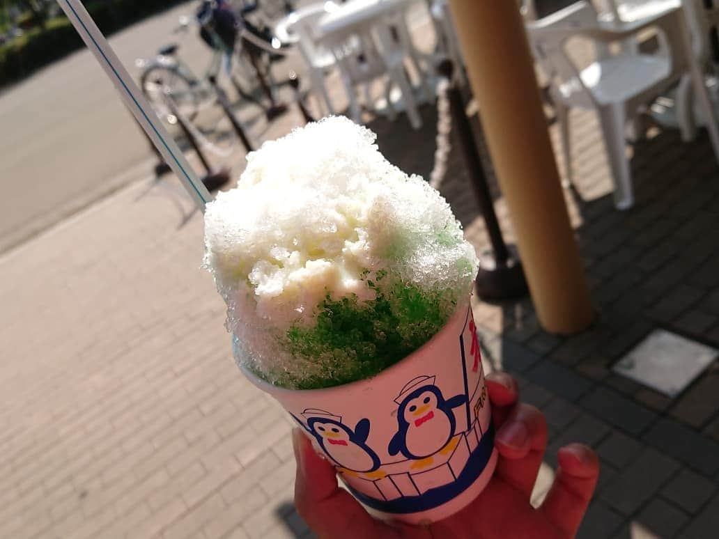 桜花さんのインスタグラム写真 - (桜花Instagram)「野球帰りに、かき氷🍧  野球・夏・かき氷🍀 夏の代名詞揃い踏み🌷  すてきな思い出が出来ました✨  ちなみに練乳メロン美味さチョモランマ級でした🌷  #夏  #kakigoori  #summer #ミラクルキッシーズ  #野球 #かき氷 #味の違いわかったらプロ」9月10日 23時07分 - mountainohka