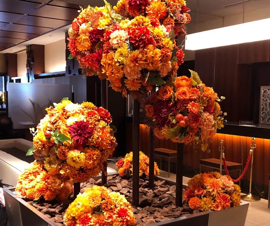 ホテルグランヴィア大阪さんのインスタグラム写真 - (ホテルグランヴィア大阪Instagram)「. ＊＊＊＊＊＊＊＊＊＊＊＊＊＊＊＊＊＊＊＊＊＊＊＊＊. すっかり秋の装いです…🍂. . 残暑が続きますが、橙色の花々が ホテルのフロントに秋の気配を添えてくれています。✨. . 各レストランでは今秋のケーキもおススメ🥰. ホテルでゆっくりと秋を感じてみてはいかがでしょうか。 . =====================================. ★ホテルグランヴィア大阪. https://www.granvia-osaka.jp/restaurant/ =====================================. #秋 #リップル #ロビーラウンジ #リバーヘッド #ケーキ #残暑 #ホテルグランヴィア大阪 #大阪 #梅田 #autumn #ripple #lobbylounge #riverhead #cake #hotelgranviaosaka #osaka #umeda」9月10日 15時00分 - hotel_granvia_osaka