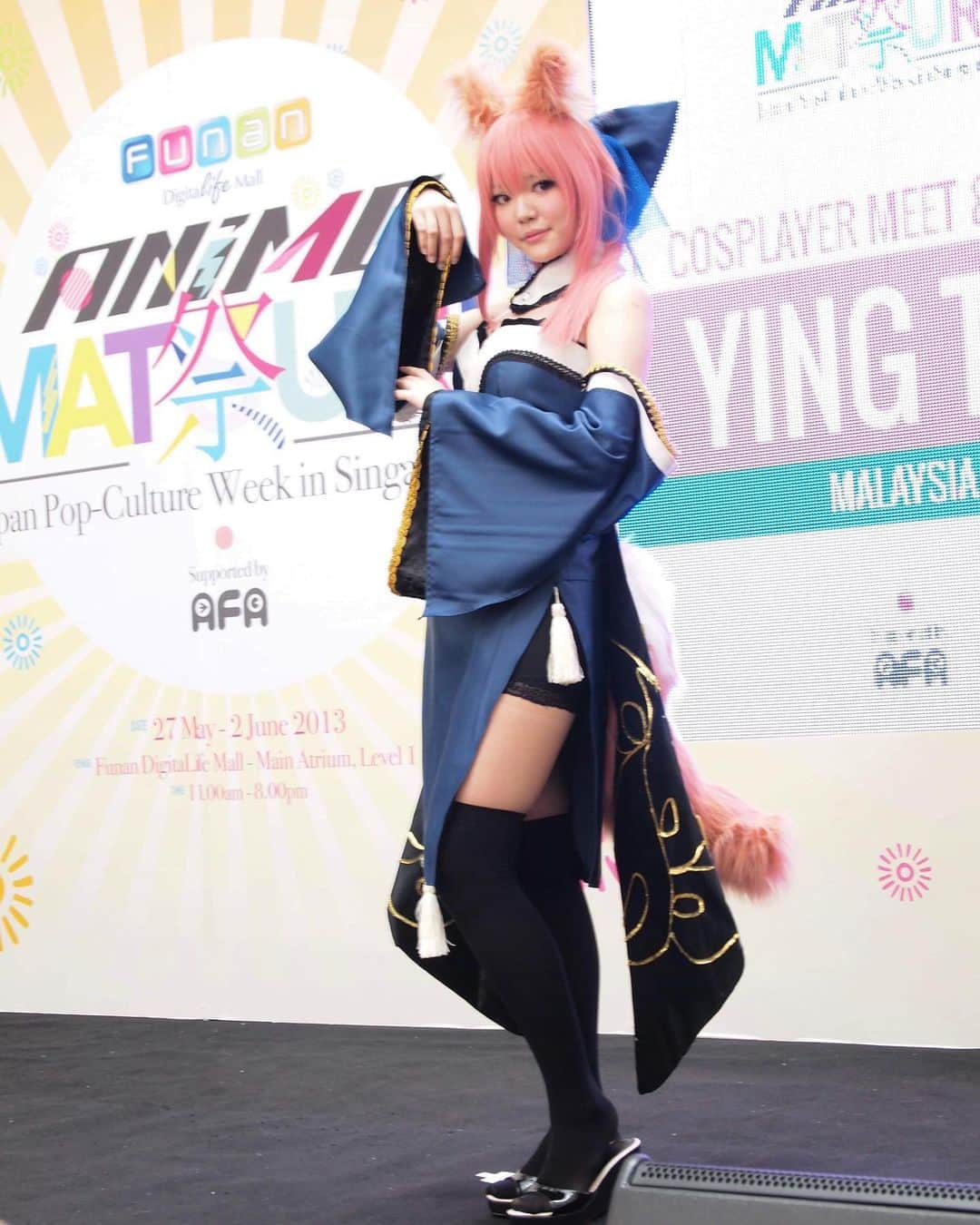 YingTzeさんのインスタグラム写真 - (YingTzeInstagram)「Which Tamamo is my first Tamamo Cosplay ? Answer is = Tamamo No Mae ! 🌟 This is also my first ever Guest Cosplayer Appearance back in 2013 at Funan Anime Matsuri in Singapore by @animefestivalasia 😭❤️ _ Have I changed much ? I think now I’ve gained more weight lol . 😂 Otherwise I’m pretty much the same old me , I’m still kinda awkward when it comes to appearance on stage. ( zoom in to look at my scared face 😂) Anyways , I’ll be re-doing my Tamamo cosplay soon ! 😘❤️ _ 📸 sent to be by @daymien  #blessed #fateextella #tamamonomae #tamamocosplay #tamamo #funananimematsuri」9月10日 15時43分 - yingtze