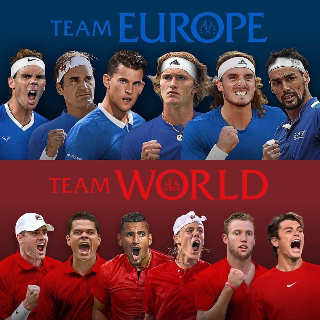 ATP World Tourさんのインスタグラム写真 - (ATP World TourInstagram)「🚨 JUST IN 🚨  @jack.sock & @taylor_fritz have been named for #TeamWorld. Here are the 2019 @lavercup teams 👊」9月10日 16時27分 - atptour