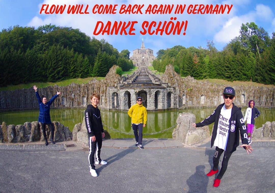 FLOWさんのインスタグラム写真 - (FLOWInstagram)「Danke schön! German Fans!  We will be back again!:D  See You! wir sehen uns! 🥺😏😆😎🤪」9月10日 17時13分 - flow_official_japan