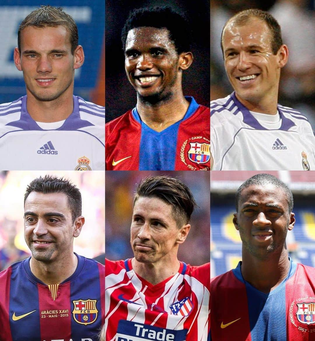 LFPさんのインスタグラム写真 - (LFPInstagram)「THANKS FOR EVERYTHING! 👏🏻 Who will you miss most? 😢 • #Sneijder #Etoo #Robben #Xavi #FernandoTorres #YayaToure #RealMadrid #Barça #Atleti #LaLigaHistory #LaLigaSantander #LaLiga」9月10日 17時23分 - laliga