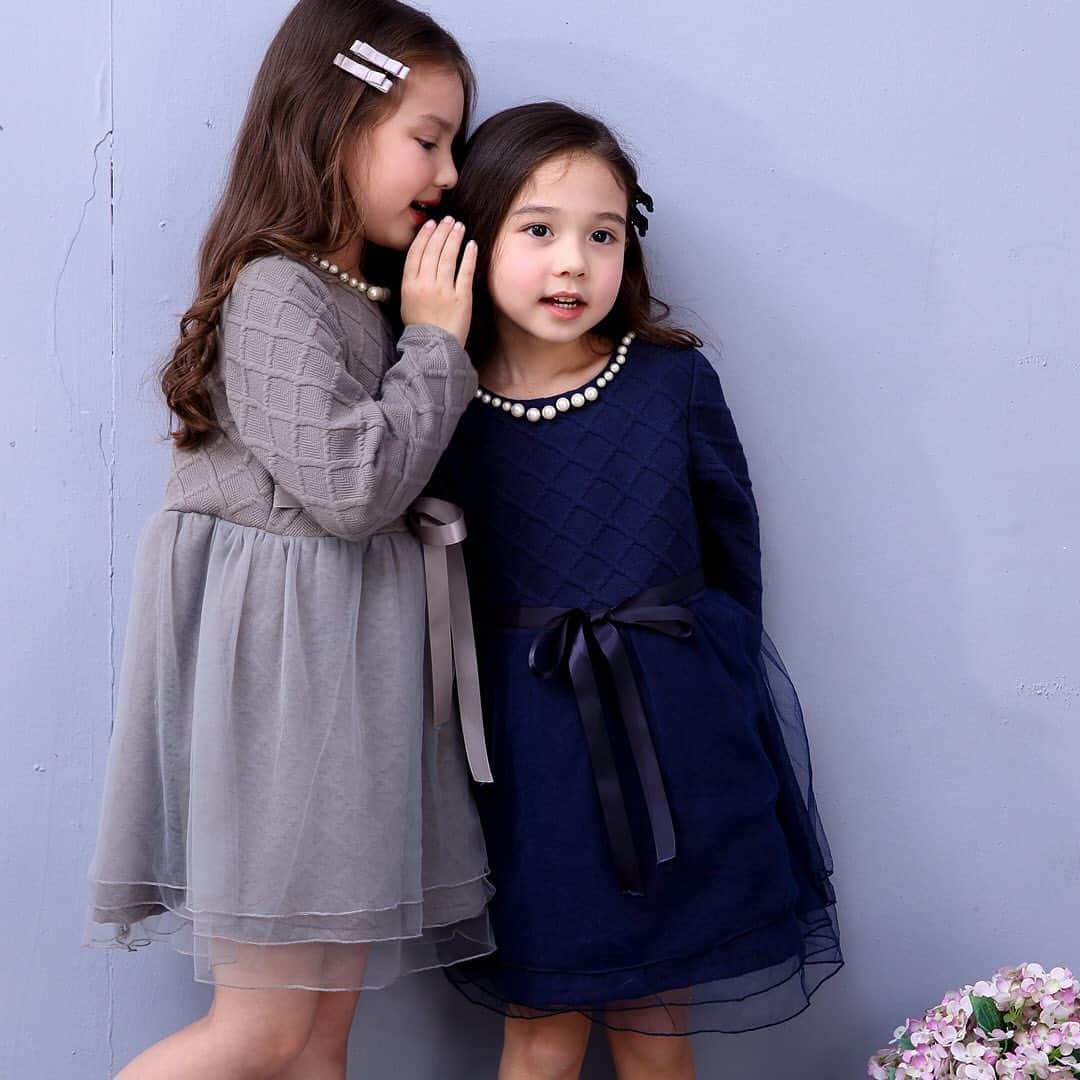 Enchante Petitさんのインスタグラム写真 Enchante Petitinstagram パール飾りエンボス加工xチュール切り替えワンピース 2 850 Enchantepetit アンシャンテプティ Formal フォーマル おめかし 卒業式 入学式 ガーリー ワンピース