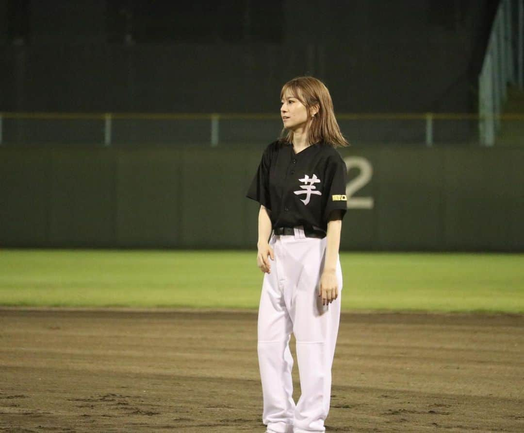 黒坂優香子さんのインスタグラム写真 - (黒坂優香子Instagram)「⚾️ ・ ・ 毎年楽しみにしている芋野球☺︎ 審判の方々も本当にみんな優しいんだぁ😂♡ ・ ・ #風とロック芋煮会 #風とロック #福島」9月10日 17時24分 - yukakokurosaka0606