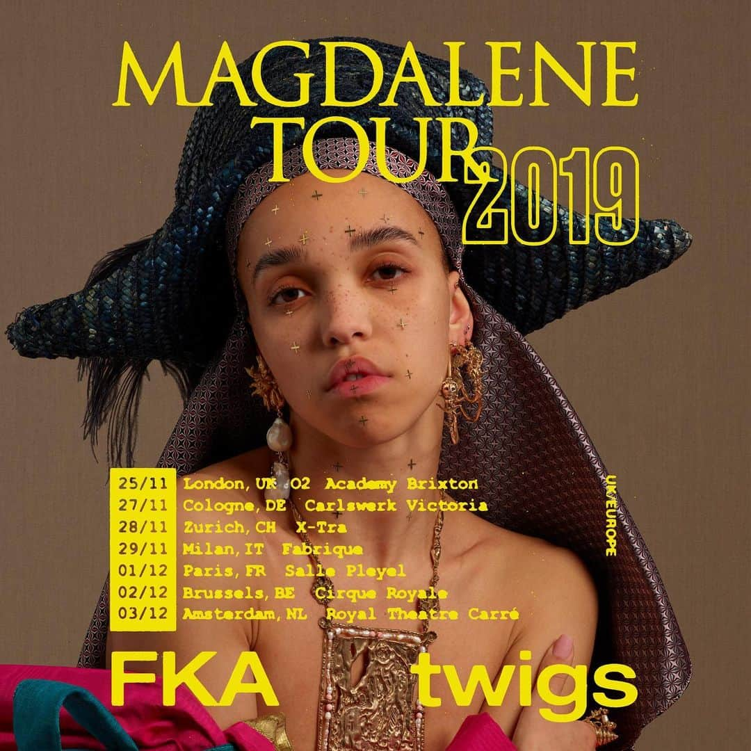 FKAツイッグスさんのインスタグラム写真 - (FKAツイッグスInstagram)「new dates added in europe. you have until 10am tomorrow to sign up for the pre-sale. also added some new dates to my north american tour, swipe up on my story for info.  see you soon angels <3」9月10日 18時03分 - fkatwigs