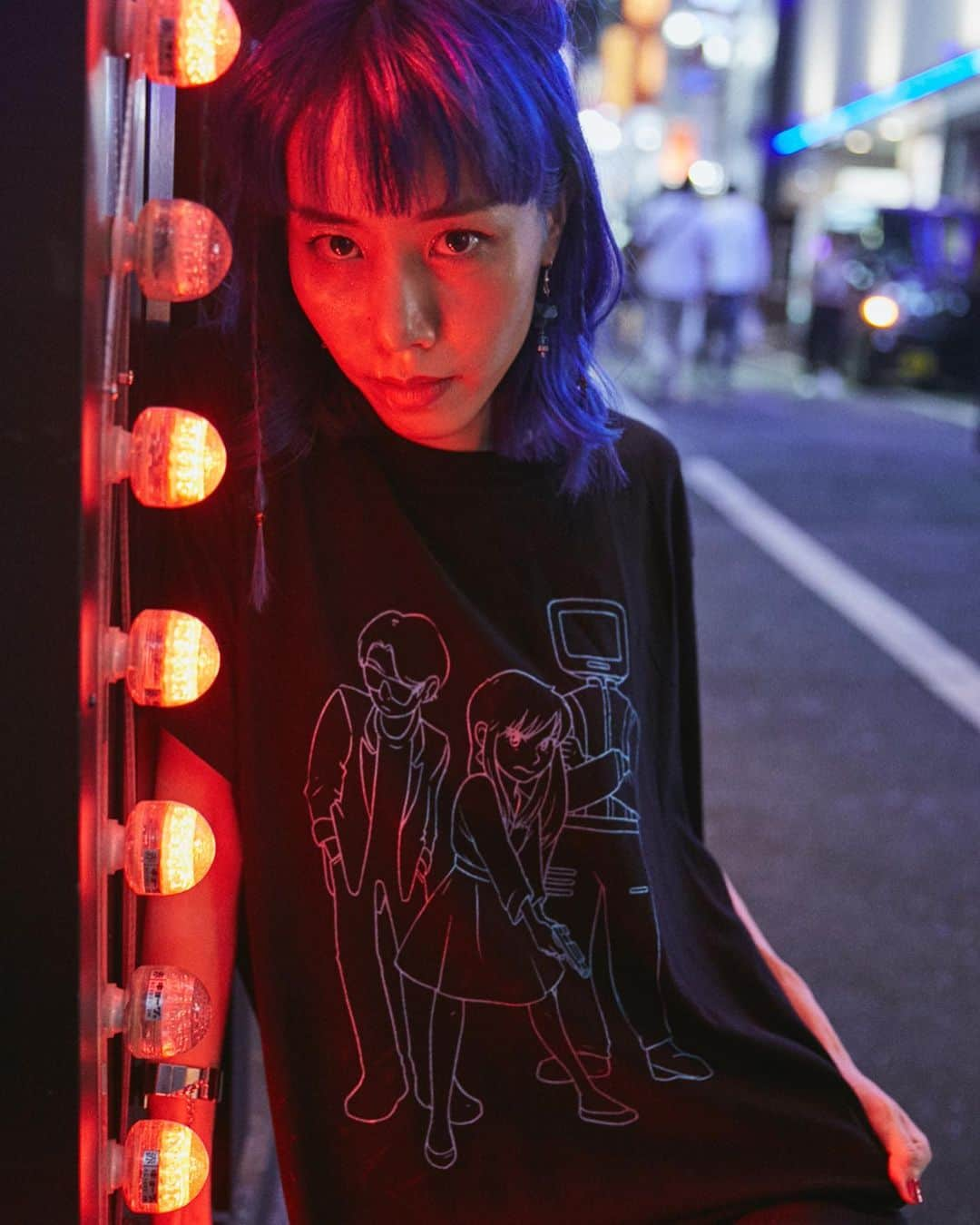 草野絵美さんのインスタグラム写真 - (草野絵美Instagram)「Anime Tee JPY3500 by @ercbrdfrd 📣Open Sep 9th-19th📣 #SatelliteYoung apparel will be sale at @laforet_h 🌲🌲🌲 We’ll also have a live there on 14th 6pm🎹  BUNTA DISC  ラフォーレ原宿 2階 White gallery 遊びにきてね💿💿💿💿 14日18時にはライブもあるよん✨  #linkinbio #synthwave」9月10日 20時27分 - emiksn