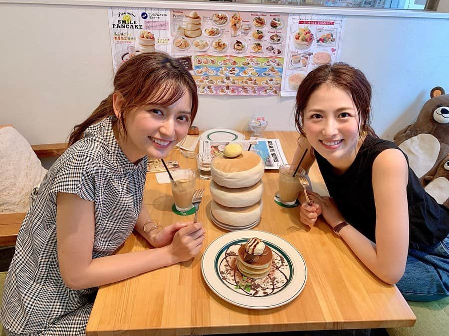 加藤千暁さんのインスタグラム写真 - (加藤千暁Instagram)「はなみとパンケーキ屋🥞 #有名なパンケーキ#じゃないやつ#ティラミスパンケーキ#ちっさー#有名なやつ頼めばよかった #さくらの撮影会#はなみがめちゃ撮ってくれた♡ #はなみとさくらっていいね？笑 #大須#パンケーキ#gram#cafe」9月10日 21時36分 - chiaki525