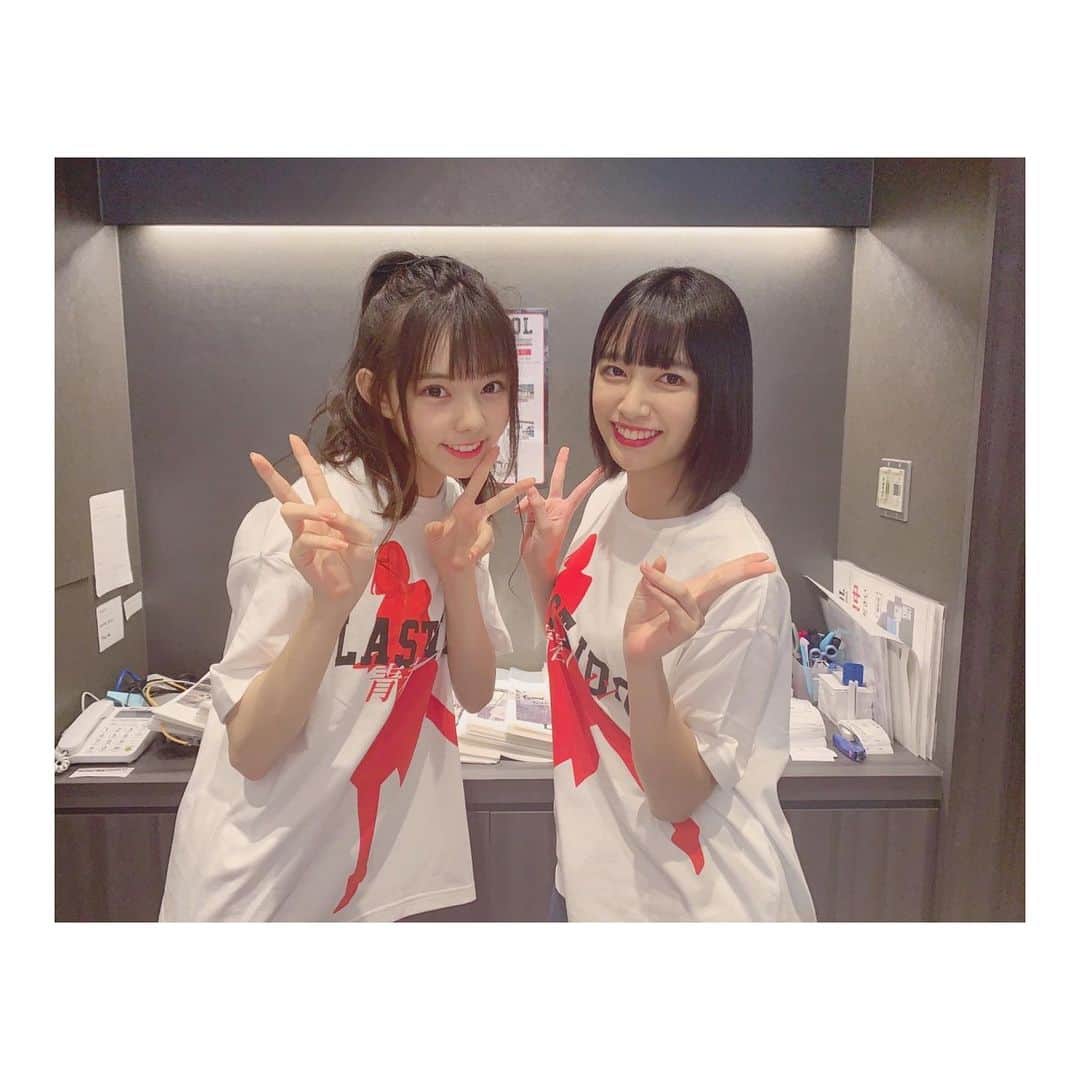 のインスタグラム：「・ ・ 今日は、渋谷109 POP UP STORE お渡し会でした😘💗 ・ なっつんとだったよ〜👌 ・ 来てくれた方、グッズやCDを買ってくれた方ありがとうございました🤤 ・ ・ 明日は、青春トレイン 発売日です🚃🎉 ・ 発売記念イベントが、お台場パレットタウンにてあります🤗 ・ 久しぶりのイベント楽しむぞ〜💪 ・ ・ #大森莉緒 #おーりお #大石夏摘 #おりおんず #ラストアイドル #青春トレイン #フラゲ日 #popupstore #グッズ #渋谷 #109」