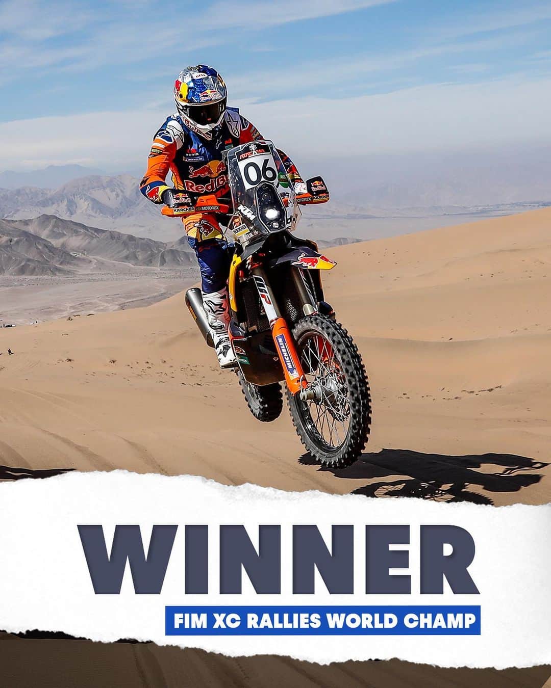 のインスタグラム：「Congrats to this outstanding squad on their performance last weekend! 👇 🏍@sundersam wins the 2019 FIM Cross-Country Rallies World Championship 🎮@g2esports takes the win in LEC summer's final weekend 🚲@paulineferrandprevot & @larsrace claim the cross-country MTB world titles in Snowshoe 🏅@kateplusfate secures the UCI XCO World Cup overall title 🏆@loicbruni29 gets his first UCI DH MTB World Cup title overall . #redbull #winning #bike #dh #mtb #gaming #victory #moto」