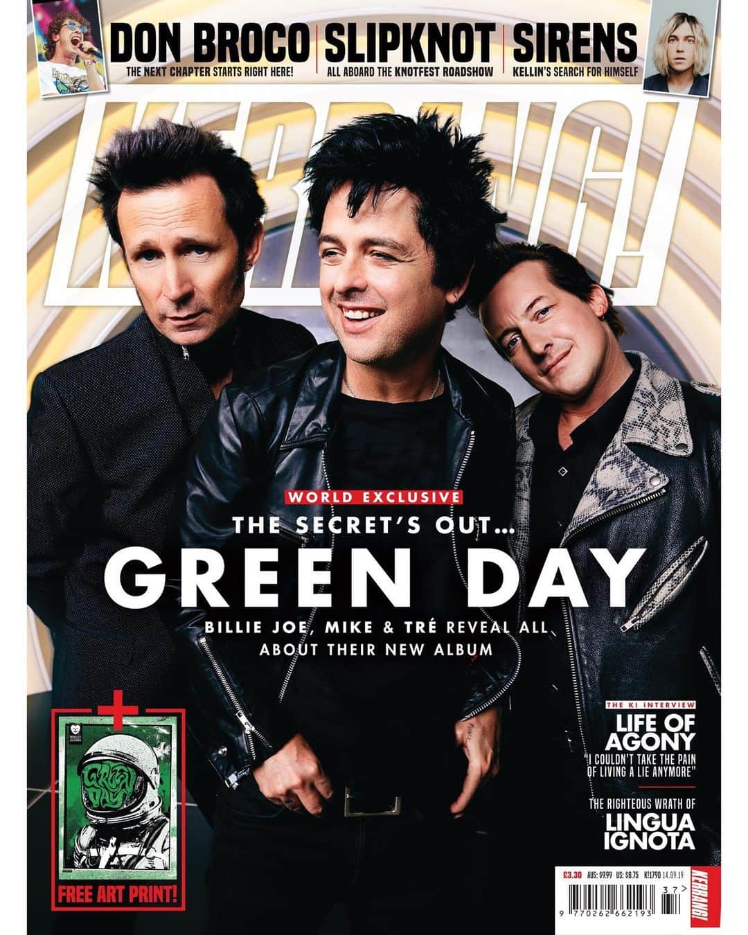 Kerrang!さんのインスタグラム写真 - (Kerrang!Instagram)「In this week’s issue – out Wednesday, September 11 – the mighty Green Day return to tell us all about their brand-new album! Pre-order the mag right now and get it delivered straight to your door, anywhere in the 🌍: Kerrang.Newsstand.co.uk #FOAMF」9月11日 3時31分 - kerrangmagazine_