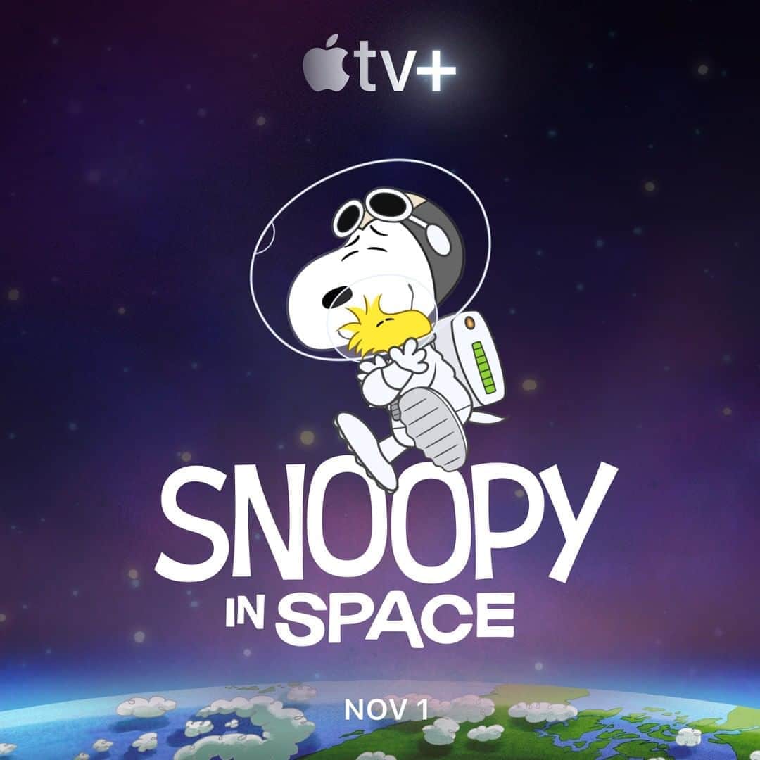 スヌーピーさんのインスタグラム写真 - (スヌーピーInstagram)「Out of this world news! #SnoopyInSpace will launch on Apple TV+ November 1!」9月11日 4時05分 - snoopygrams