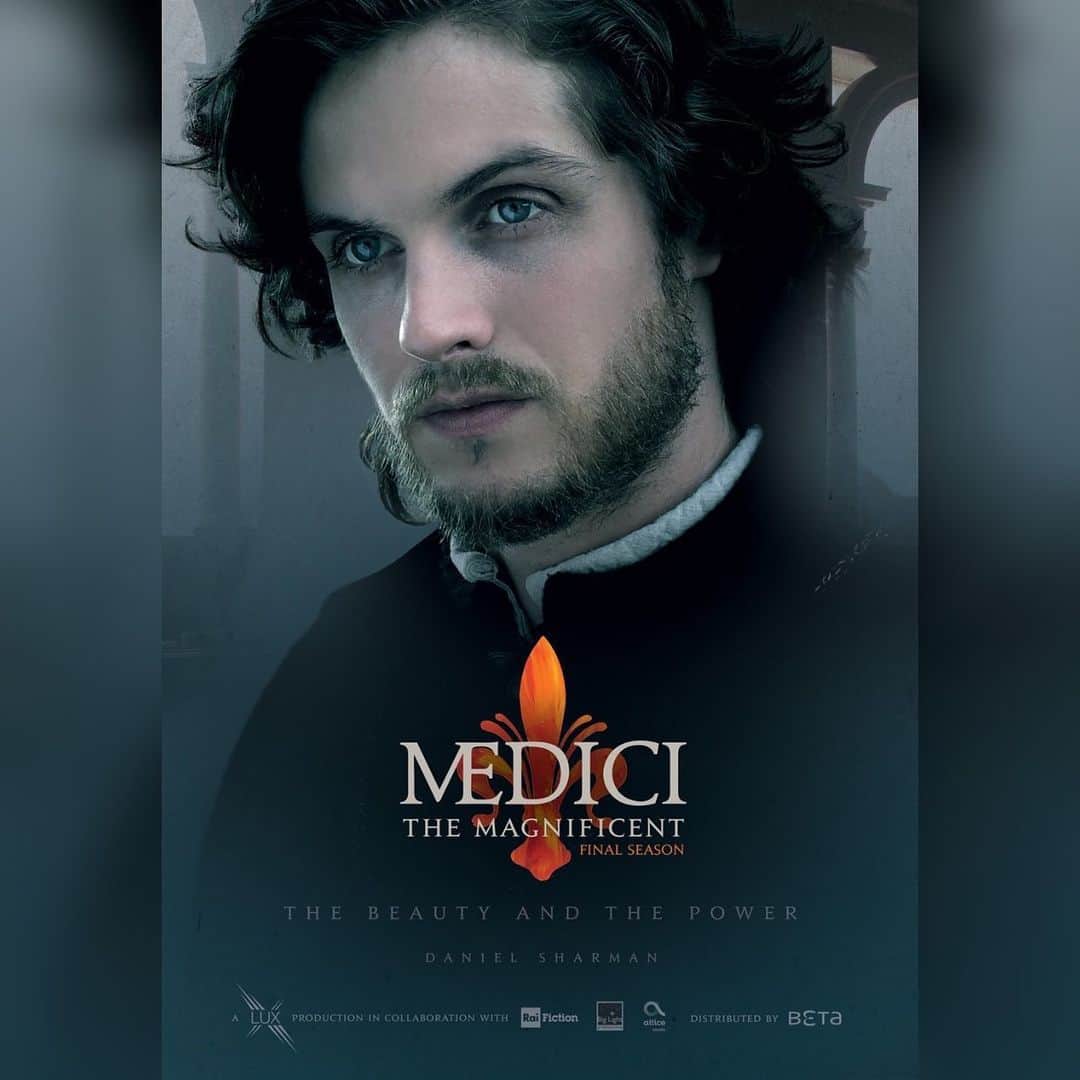 ダニエル・シャーマンのインスタグラム：「@mediciseries . @Netflix  Coming soon.」