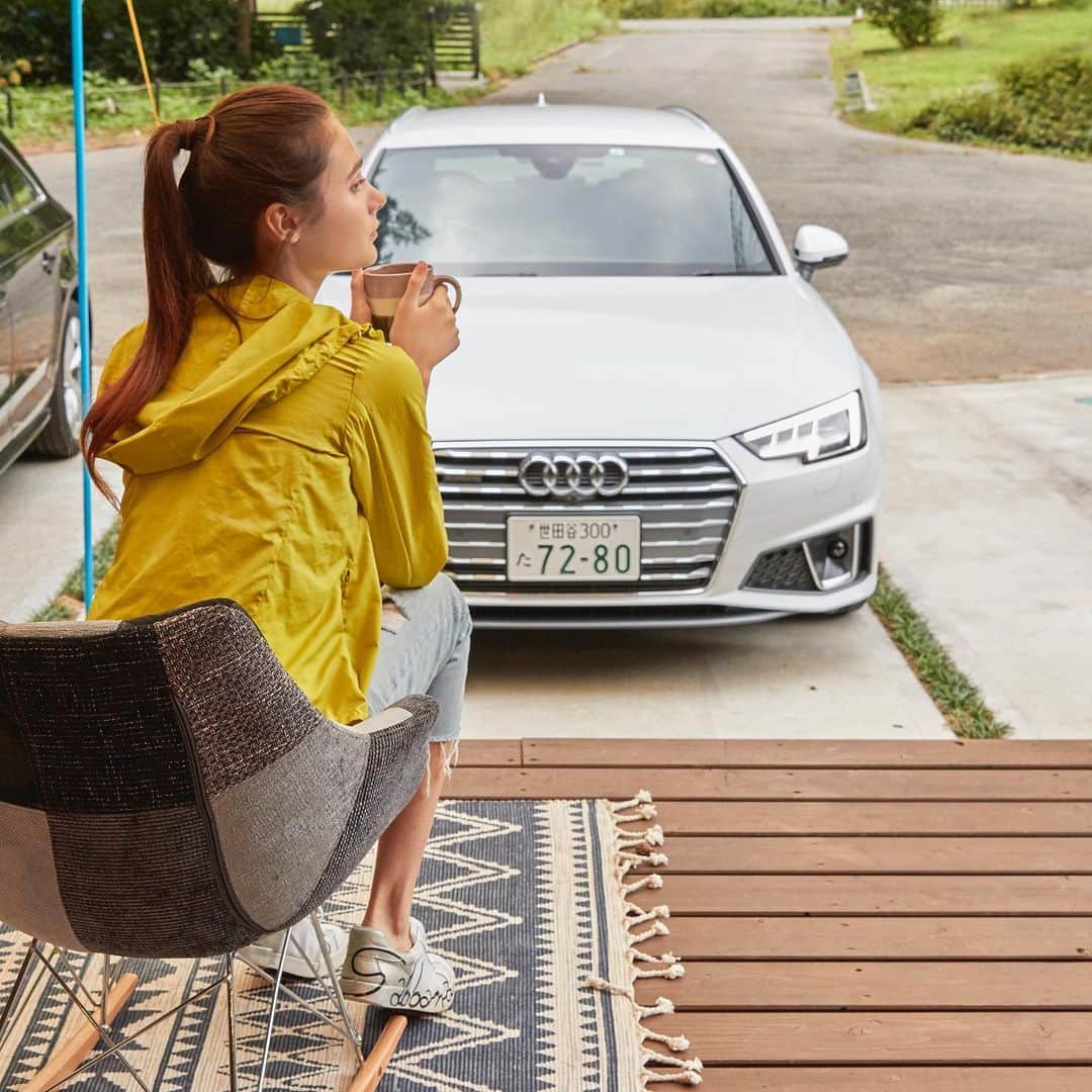 Audi Japan Sales / アウディジャパン販売さんのインスタグラム写真 - (Audi Japan Sales / アウディジャパン販売Instagram)「#Audiのある生活 スタイリッシュでありながら積載量も充分な #AudiA4Avant。ドライブにぴったりな一台で、秋の行楽シーズンを楽しんで。  現在#AJS では、「ソロキャンプ」with Audi A4 Avant を公開中。詳細はプロフィールからチェック。 @audi.japan.sales  @topolino.k #Audi #AudiA4 #MyAudi #Audistyle #car #アウディ #ドライブ #アウトドア #キャンプ #バーベキュー #ログハウス #貸別荘 #トッポリーノ #車 #愛車 #外車 #ドイツ車 #車好き #車好きな人と繋がりたい #アウディ女子 #車好き男子」9月11日 18時04分 - audi.japan.sales