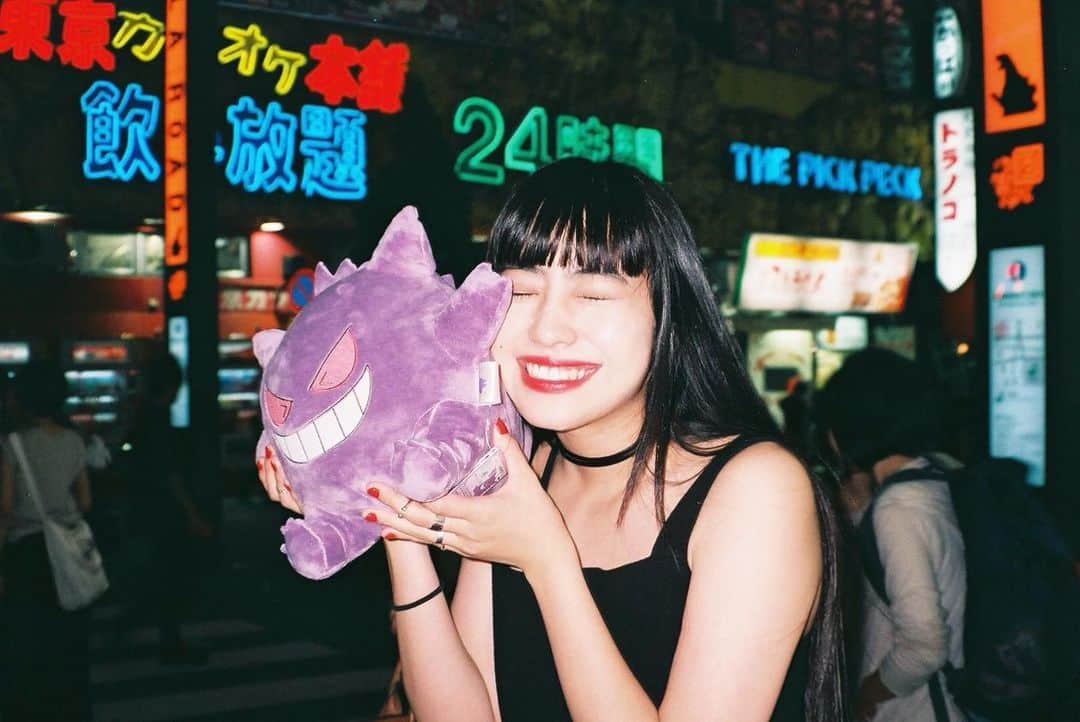 北澤舞悠（まゆちる）のインスタグラム：「ゲンガーちゃんと同じ顔😈」