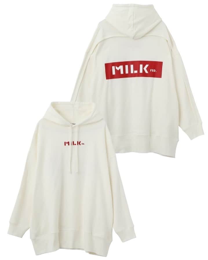 MILKFED.さんのインスタグラム写真 - (MILKFED.Instagram)「秋新作﻿ 「BIG BAR HOODIE ¥9,000＋TAX」﻿ ﻿  #milkfed #milkfedjp #ミルクフェド #ミルフェ #ガーリーストリート #fashion #kawaii #秋新作 #ミルクフェド女子 #ミルフェ女子」9月11日 9時08分 - milkfedjp