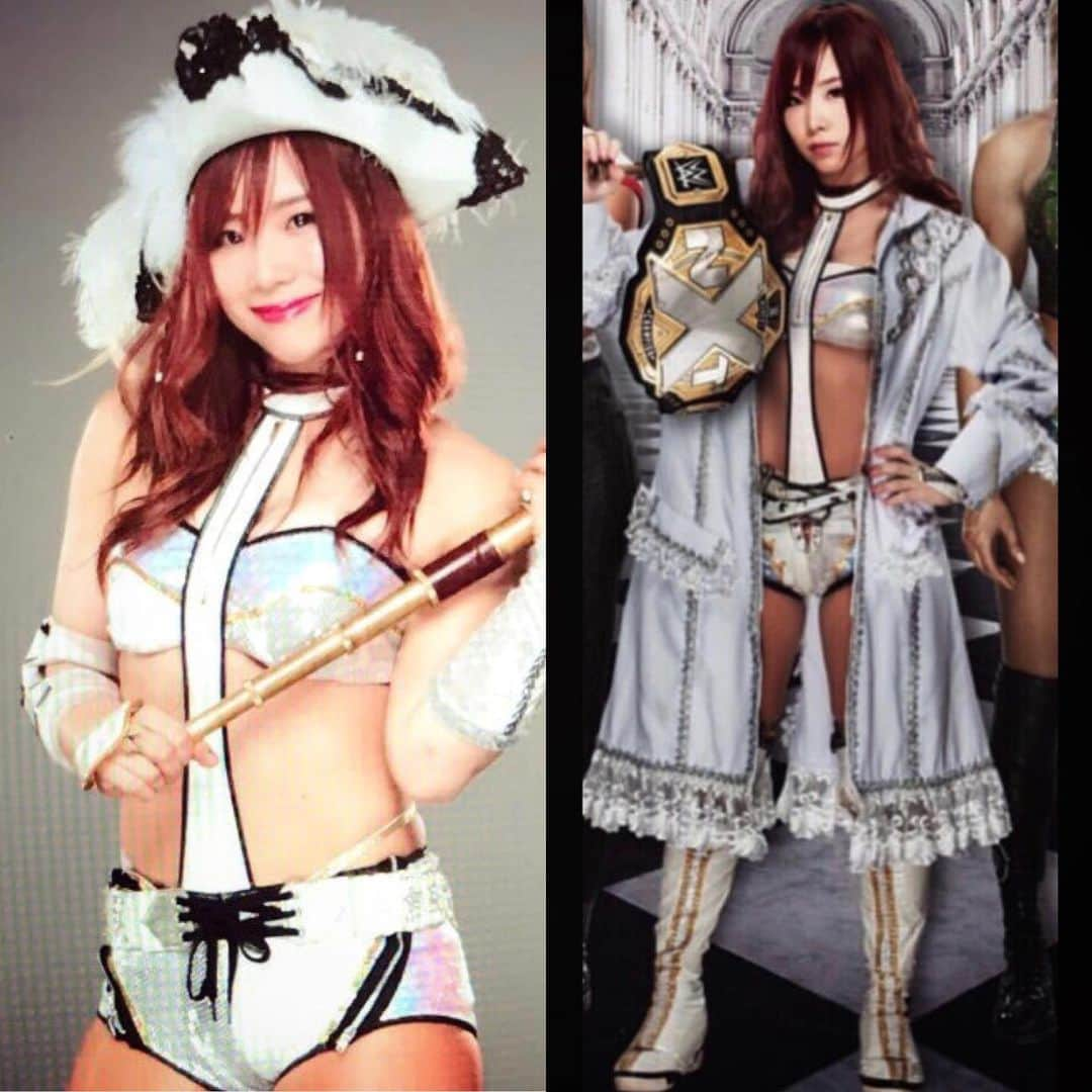 カイリ・セインさんのインスタグラム写真 - (カイリ・セインInstagram)「I would like to do something to help assist with disaster relief for the hurricane that hit The Bahamas & the typhoon affecting Japan.  I plan to auction off this set of ring gear, entrance jacket and hat. I plan to donate all the money collected in support. 【お知らせ】 #災害支援 のために少しでも力になれたらと思い、この度画像のコスチュームとガウンと帽子のセットを@WWEJapan を通してチャリティーオークションに出品したいと考えています。集まったお金は全額寄付いたします。メイヤングクラシック決勝戦、ロイヤルランブル、レッスルマニアでも着ていたものです。」9月11日 11時11分 - official_kairi