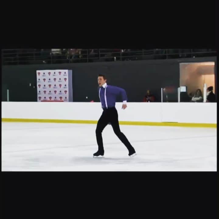 のインスタグラム：「Been back in Montreal for just over a week now and this pretty much is a representation of full time training hitting me in the face again... It just never gets old watching this over and over 😂🤷‍♂️ #majorfail #figureskatingishard #blastfromthepast #icanskateiswear」