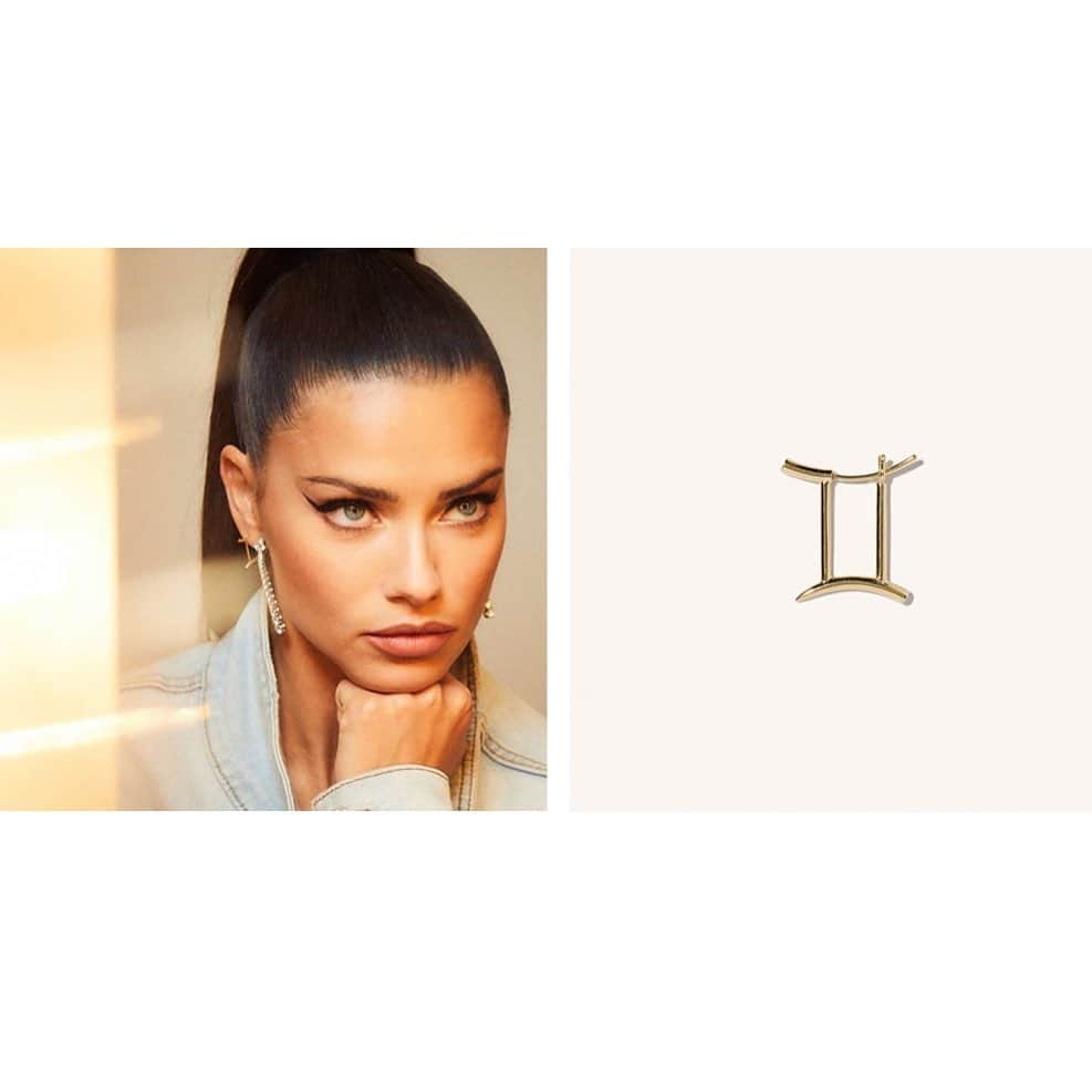 稲木ジョージさんのインスタグラム写真 - (稲木ジョージInstagram)「#AdrianaLima wearing @milamorejewelry Gemini Earring. I’m freaking out🥵😍🔥」9月11日 14時21分 - georgerootnyc